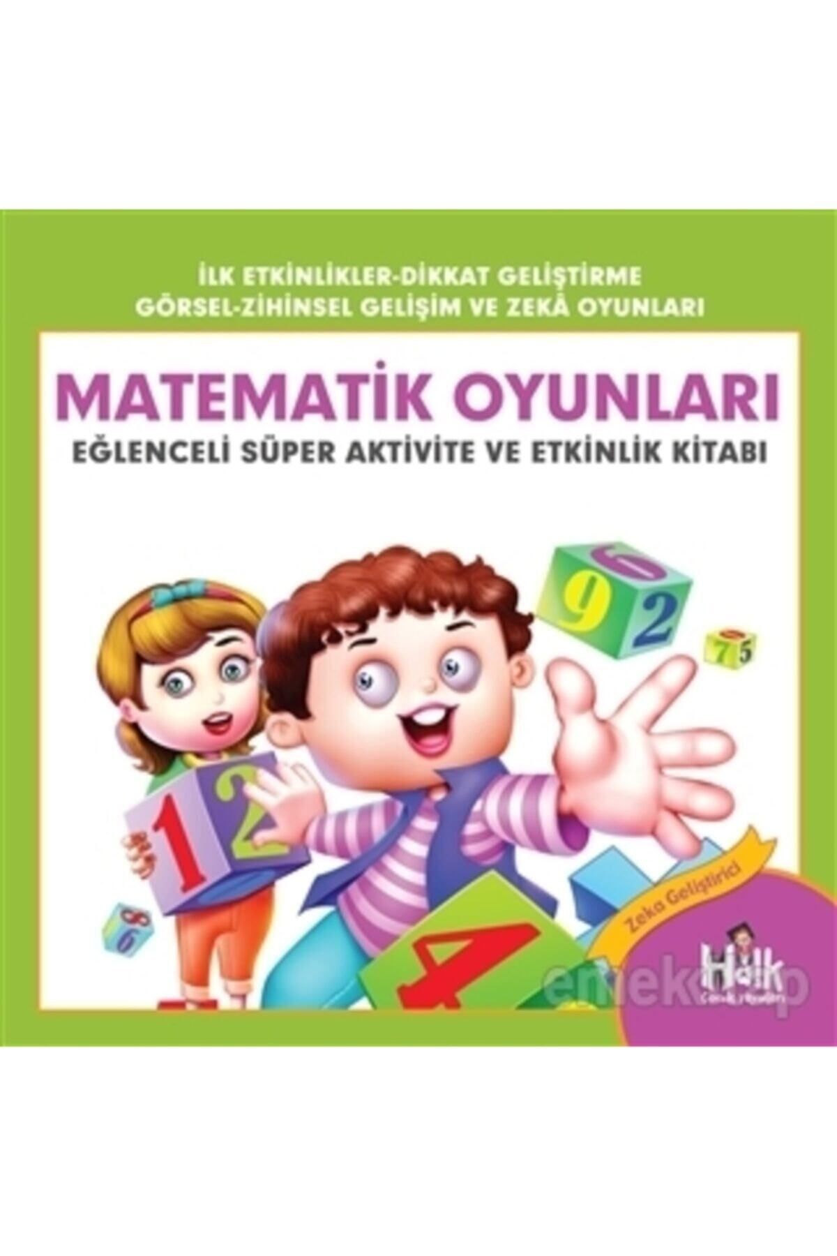 Halk Kitabevi Matematik Oyunları - Eğlenceli Süper Aktivite ve Etkinlik Kitabı / Halk Kitabevi / 9786257145336