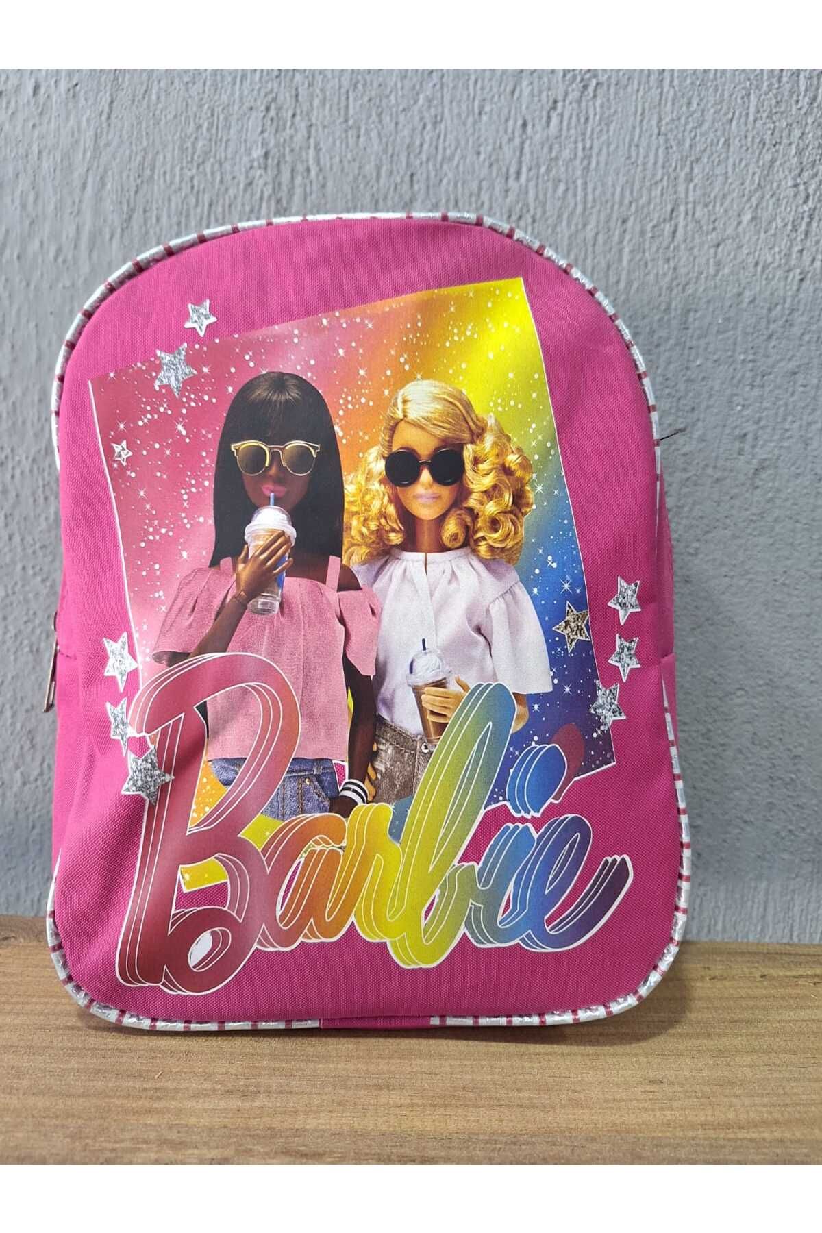 Renkli ilmekler Barbie Desenli Sevimli Kreş Ve Günlük Kullanım Çantası