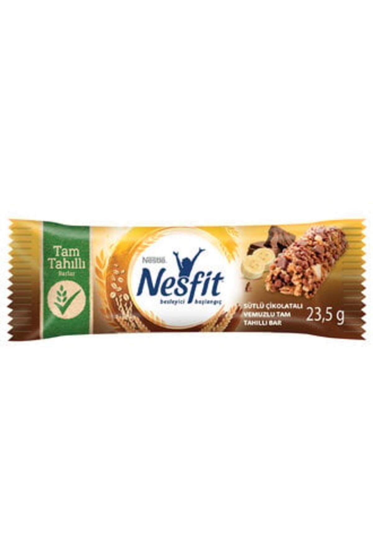 Nestle Sütlü Çikolatalı & Muzlu Tam Tahıllı Bar 23.5G ( 5 ADET )