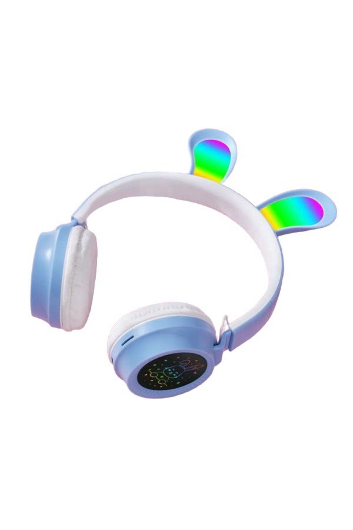 Concord D05 Mikrofonlu Aux ve Hafıza Kartı Girişli Radyolu Işıklı Tavşan Figürlü Bluetooth Kulaklık