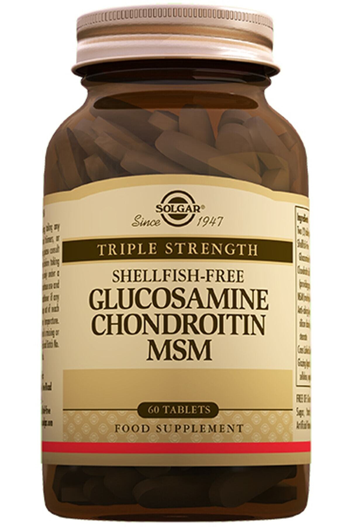 Solgar Glucosamine Chondroitin (glukozamin Glukosamin Kondroitin Msm 60 Tablet)