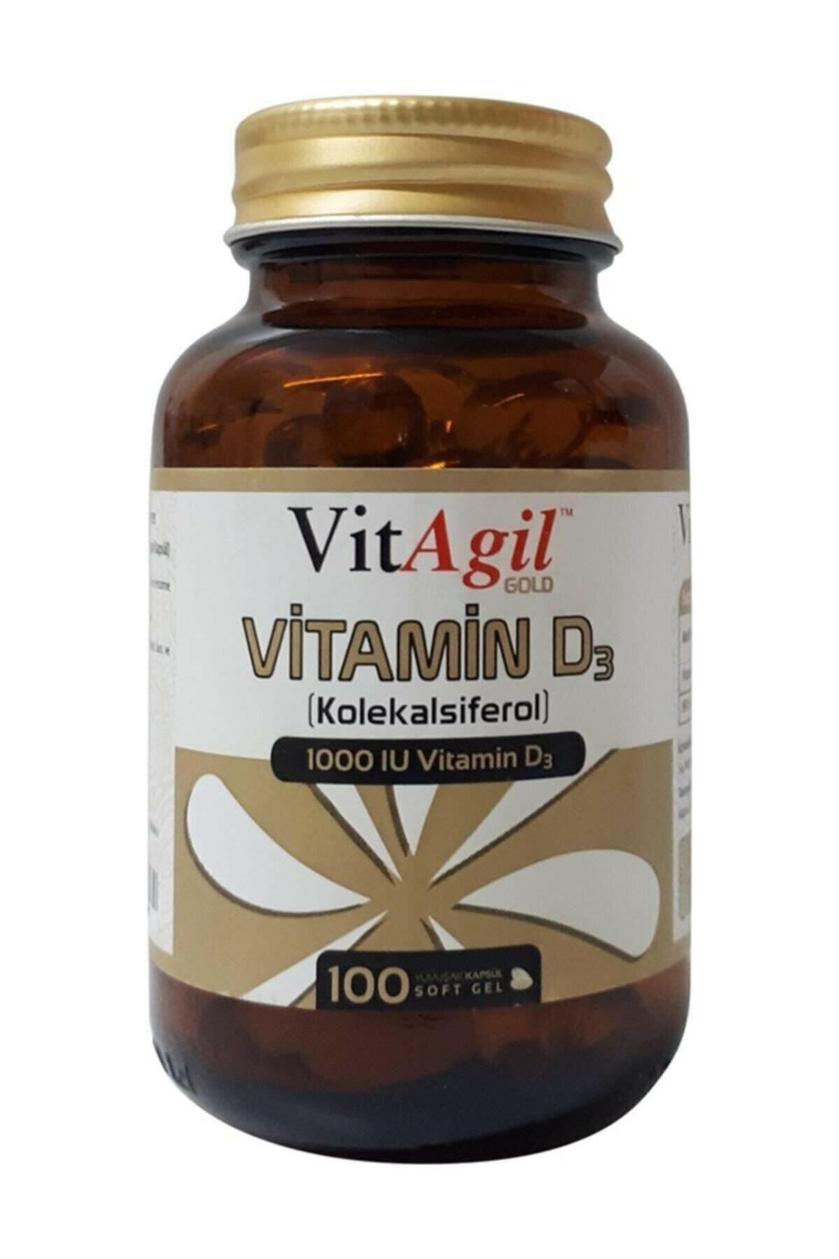 Allergo Vitagil Gold Vitamin 1000 Iu D3 100 Softjel