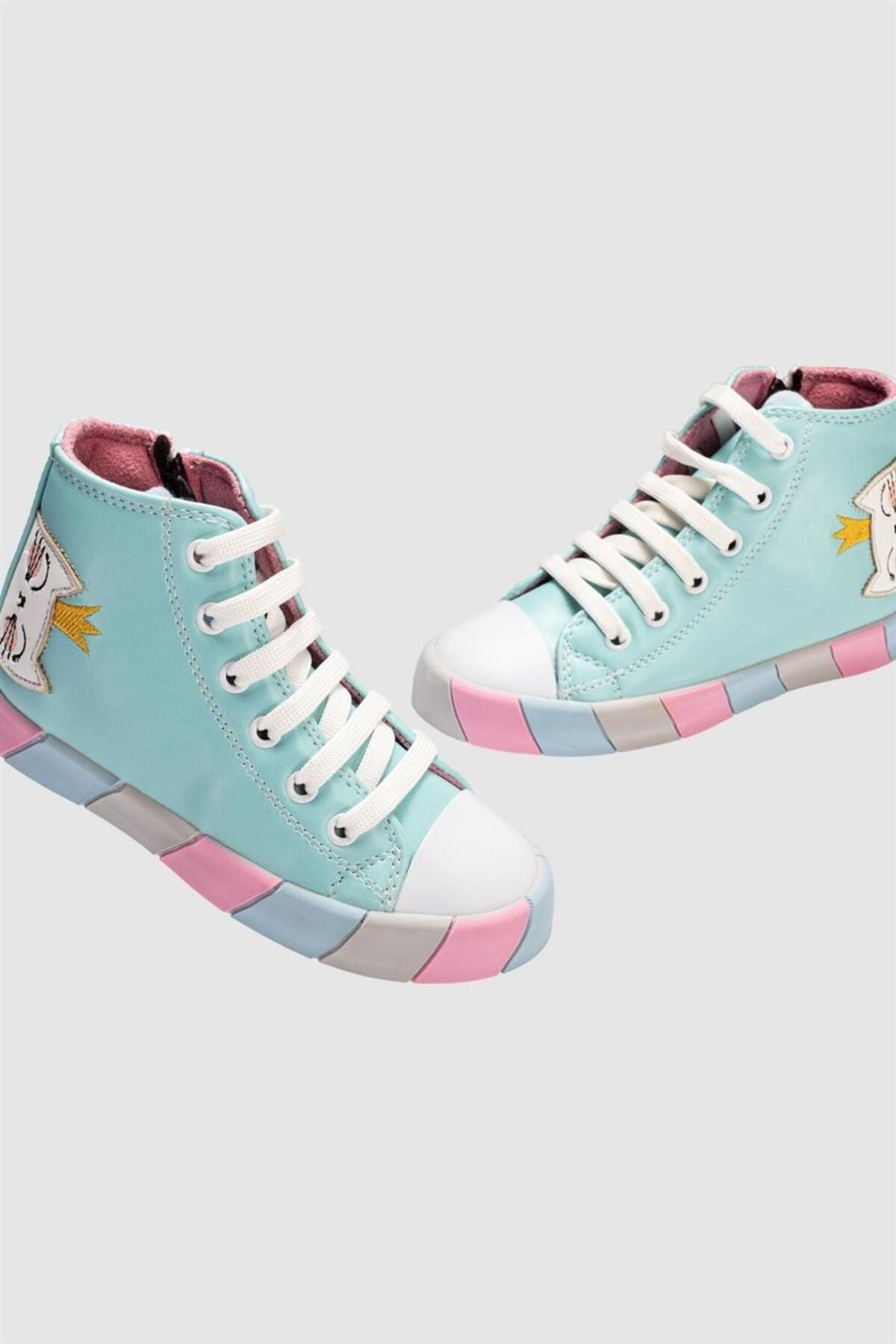 Casabony Kedi Prenses Mavi Kız Çocuk Sneakers BN-011-ervastor3756