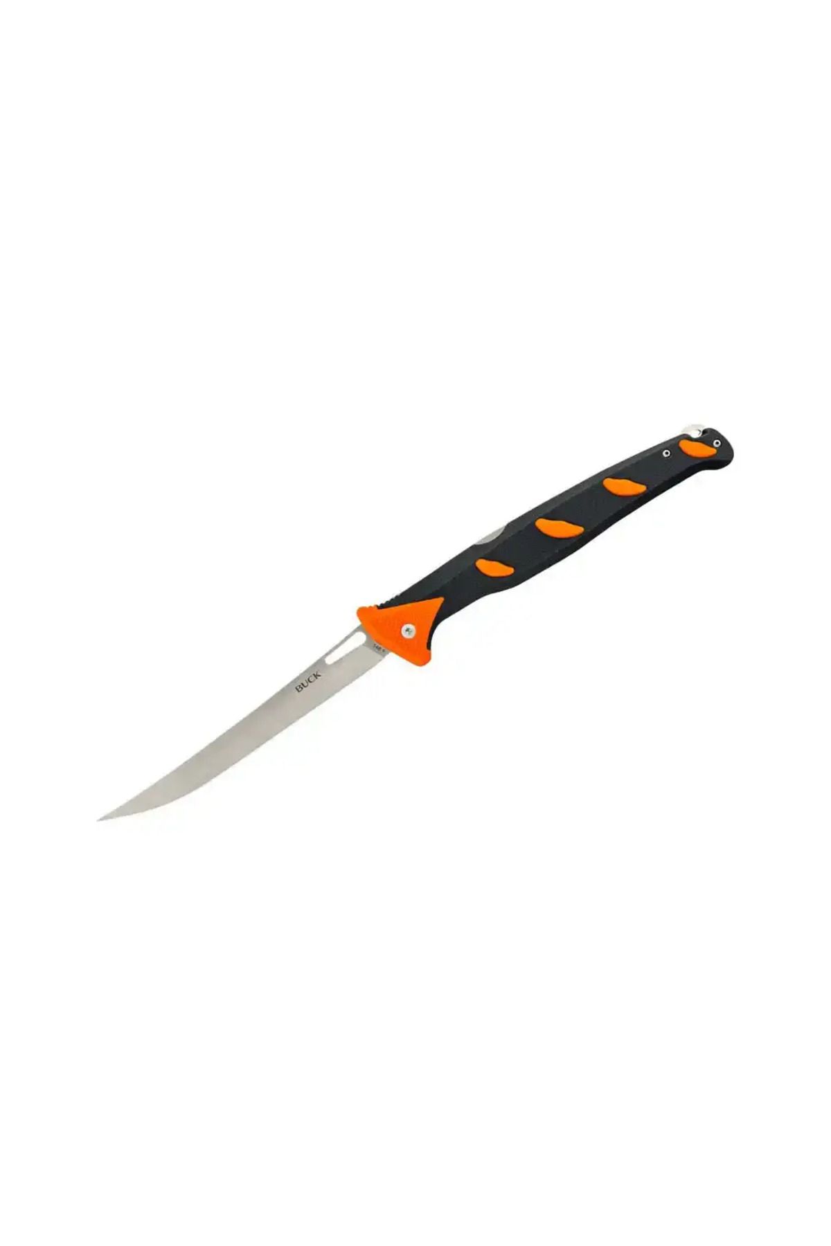 Buck 148 Hookset Fileto Bıçağı, Turuncu-Gri