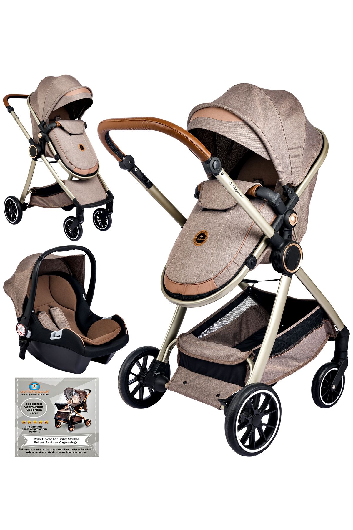 Baby Home 990 Neo 6 In 1 Travel Sistem Bebek Arabası