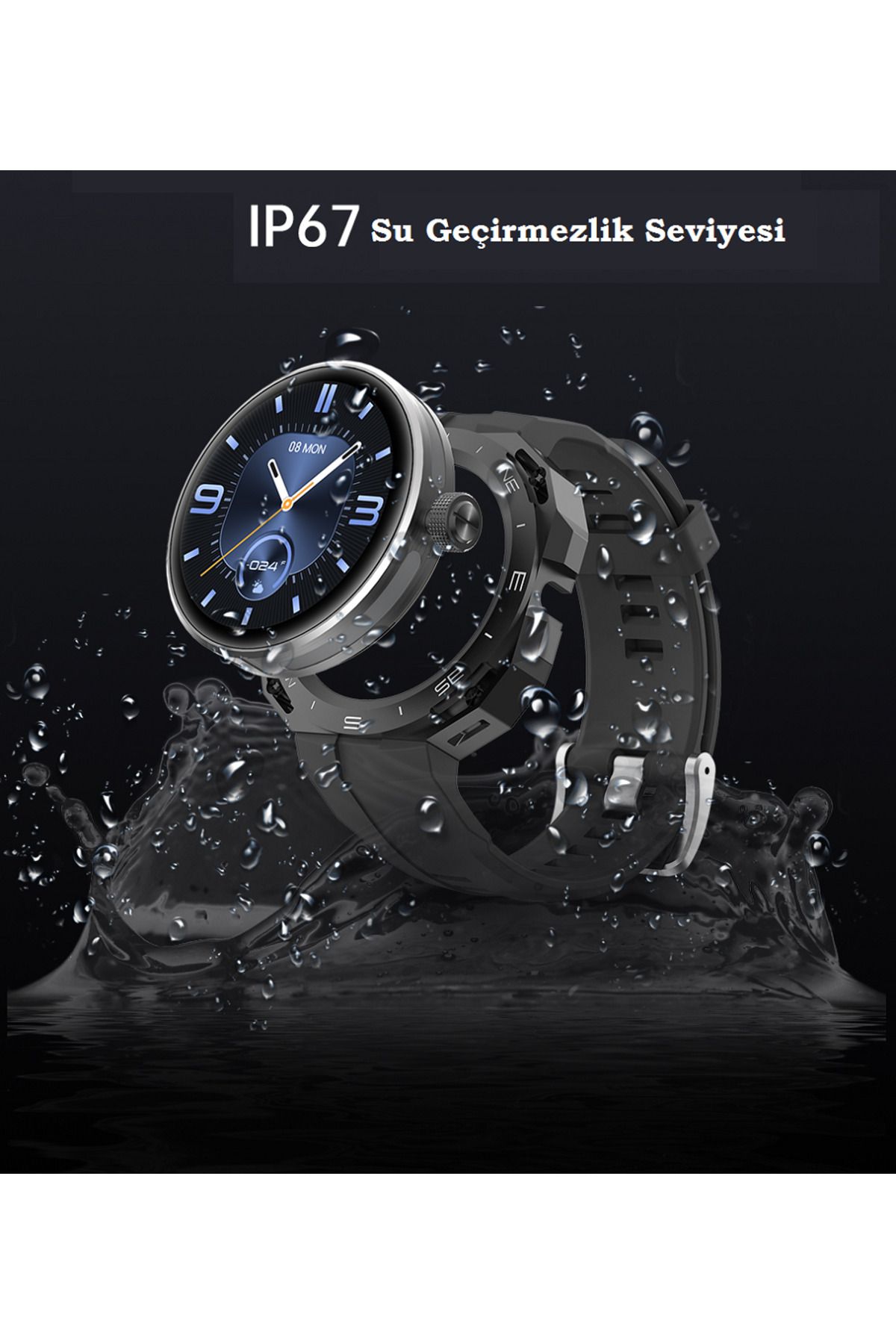 Şıktek Grade Smart G3 Akıllı Saat Sporcu Izci Dağcı Askeri Outdoor Akıllı Saat