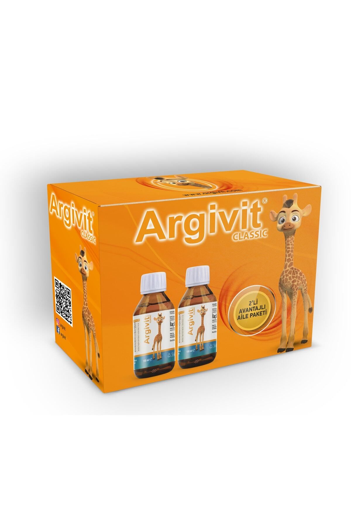 Argivit Classıc Aile Paketi L-arjinin,multivitamin Ve Multimineral Içeren Sıvı Takviye Edici Gıda