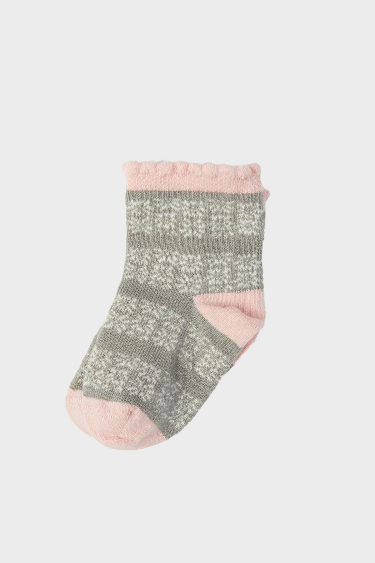 GB Baby Kız Bebek Desenli Çorap 23FW0BG2088