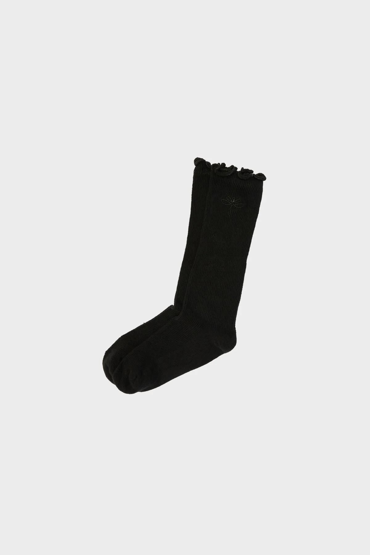 Tyess Kız Çocuk Siyah Çorap 23PFWTJ4003