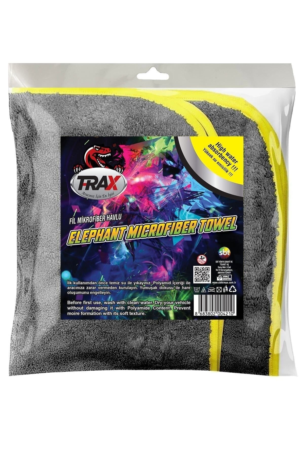 TRAX Fil Süper emici mikrofiber kalın 50X70 bez