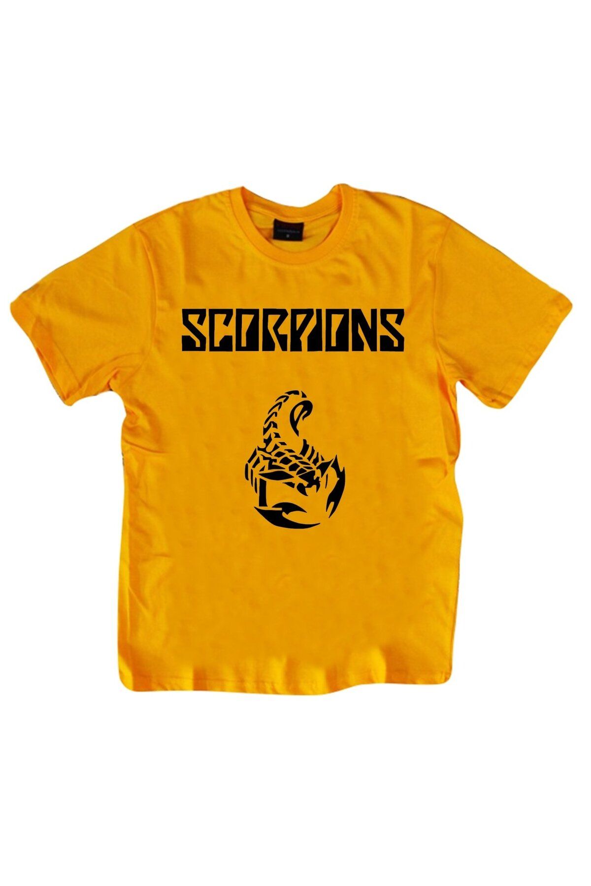fame-stoned Scorpions Baskılı T-shirt