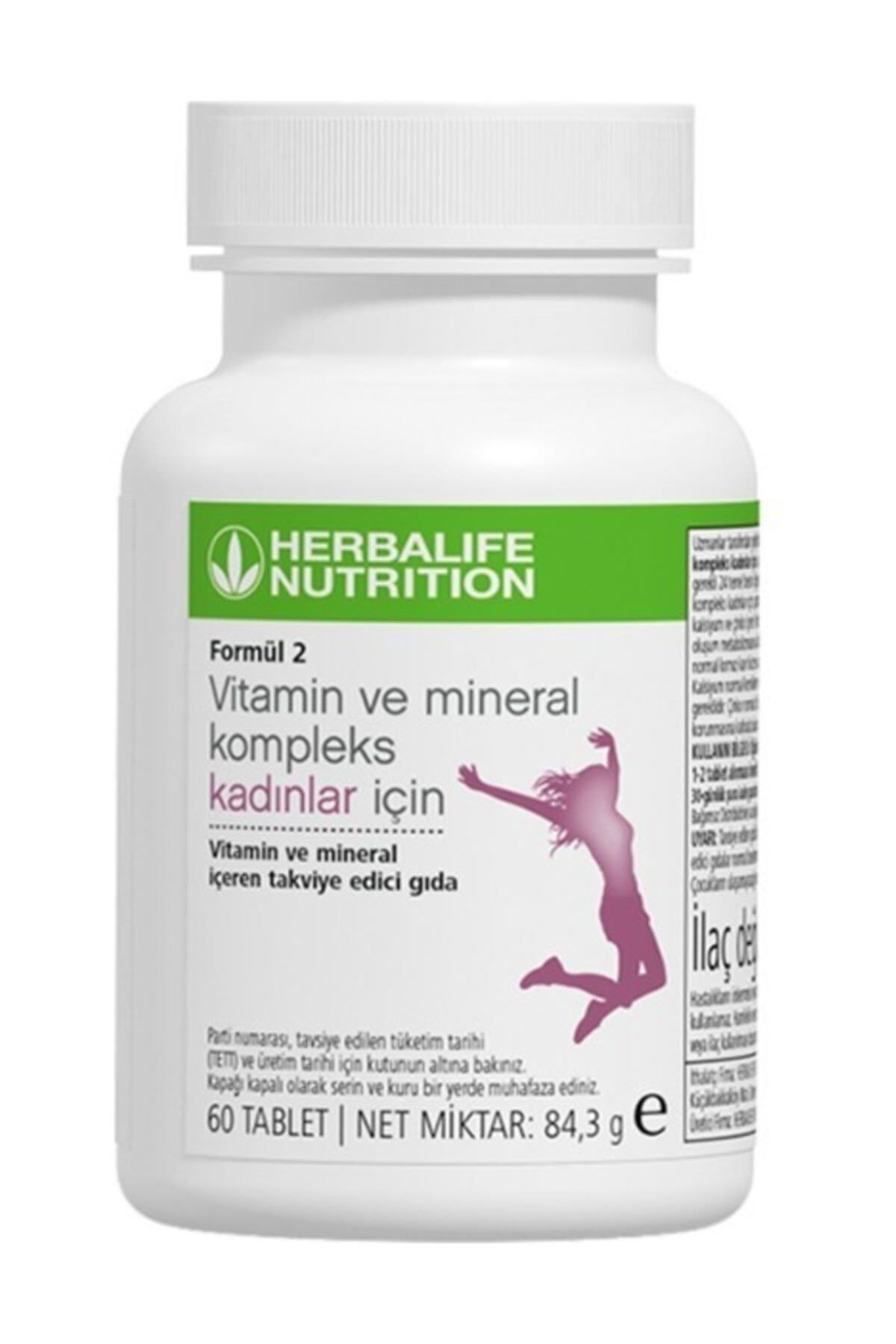 Herbalife Vitamin Ve Mineral Formül 2 Vitamin Ve Mineral Kompleks Kadınlar Için 60 Tablet