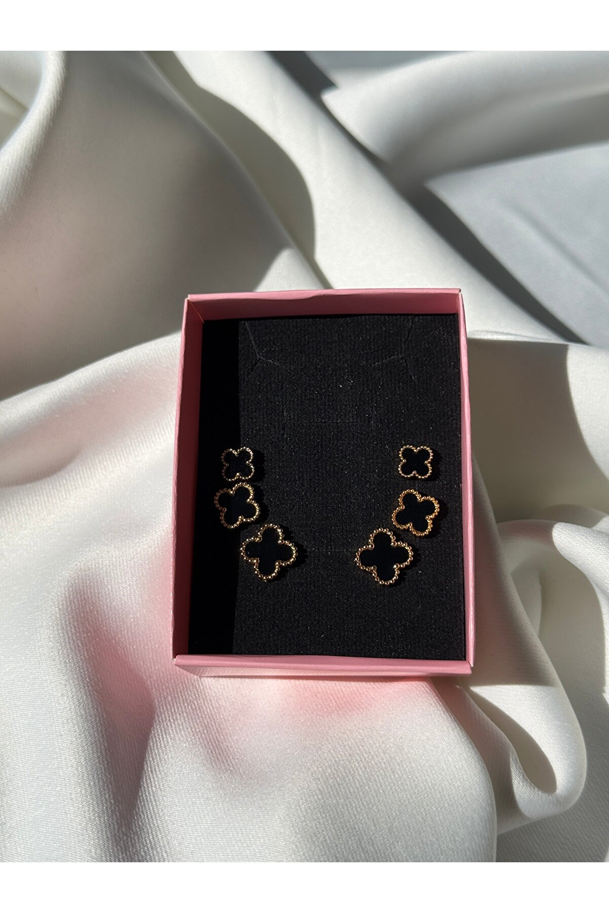 Yonca Küpe Set — Gold 2