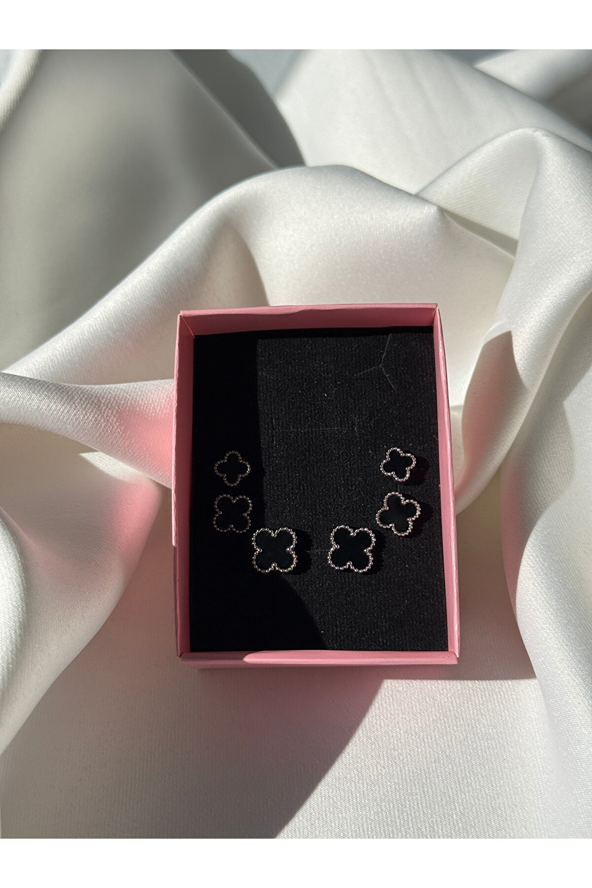 Yonca Küpe Set — Silver 2