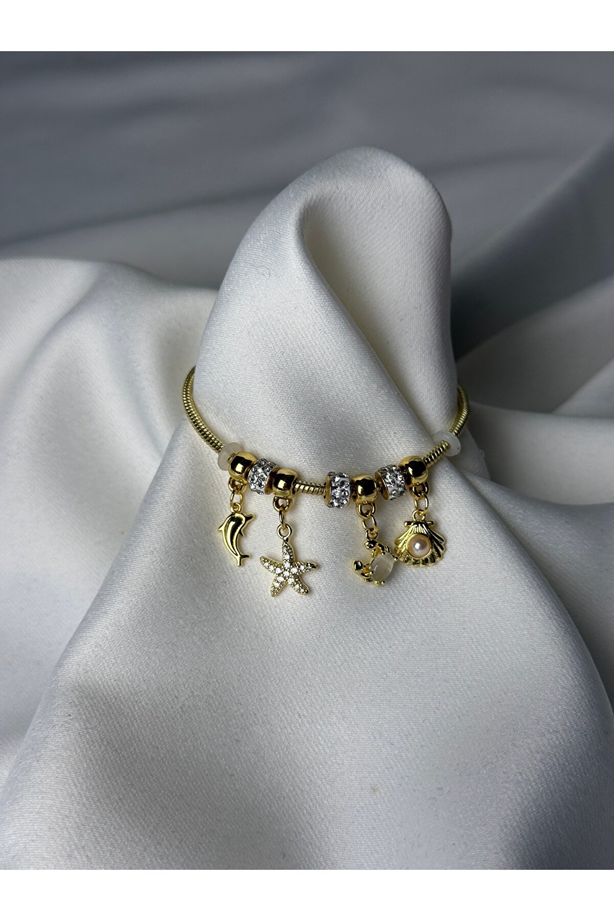 Yaz Temalı Bileklik — Gold 2