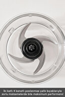 غذاساز شیشه ای Mastermaid Prosteel Long Feet 6 Blades 2500 W Galaxy Grey-thumb