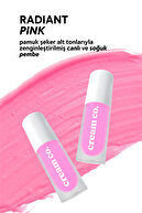 رژ لب رژ لب سایه براق رنگ صورتی درخشان | آرایش مرطوب کننده | 505 صورتی | پپتید هیالورونیک اسید-thumb