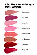 رژ لب رژ لب سایه چشم براق رنگ ملایم موکا | آرایش مرطوب کننده | 504 برهنه | پپتید هیالورونیک اسید-thumb