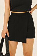 دامن شلوار زنانه سیاه-thumb