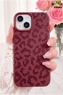 Burgundy Leopard