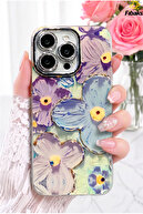Glitter Flower Blue