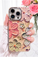 Glitter Flower Pink