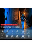 1 چراغ عکاسی قابل شارژ RGB نورپردازی LED فیلمبرداری زنده نور 2+1 متری با سه پایه