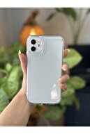 قاب محافظ سیلیکونی شفاف با دوربین ضد ضربه سازگار با آیفون 11 اپل (12 نمایش CORNER)-thumb