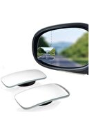 آینه نقطه کور مربعی بدون قاب 2 تکه 4.5 سانتی متر * 7 سانتی متر آینه نقطه کور مربعی با کیفیت بالا طراحی شیک-thumb