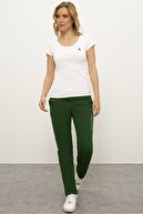 US Polo Assn Yeşil Kadın Örme Pantolon