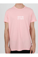 تی شرت یونیسکس پنبه ای یقه گرد اورسایز بافتنی دوست پسر-thumb