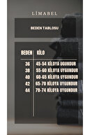 شلوار جین گشاد کرم زنانه فاق بلند جین کرم Palazzo-thumb