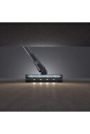 جاروبرقی عمودی قابل شارژ بی سیم 500 وات A9 با رنگ مشکی روشن LED-thumb