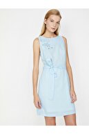 Koton Kadın
 Mavi İşlemeli Elbise 9KAK88899PW