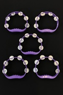 تنبور ساقدوش عروس بنفش، تنبور عروس شب حنا ختنه عروس با زنگ پلاستیکی 5 تیکه-thumb