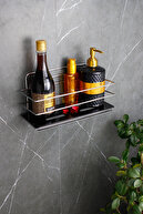 Chrome-Black Shelf