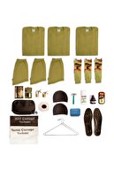 Silyon Askeri Giyim 3'lü Temel Askerlik Seti Acemi Asker - Bedelli Asker