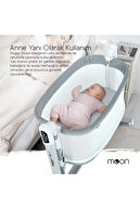 گهواره هوشمند ماه – گهواره گهواره ای تاب دار خودکار، حسگر، کنترل شده کنار مادر-thumb