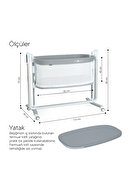 گهواره هوشمند ماه – گهواره گهواره ای تاب دار خودکار، حسگر، کنترل شده کنار مادر-thumb