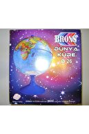 Brons Dünya Küresi Işıklı Lila Pembe Renkli 26c