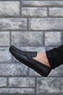 Marsetti Erkek Siyah Klasik Casual Loafer Ayakkabı