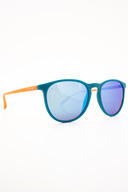 Turquoise Orange Blue Glass