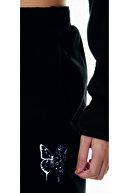 شلوار ورزشی جیبی BUTTERFLY LOVE VEN با کمر و پاهای الاستیک-thumb