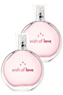 عطر زنانه Wish Of Love Edt 50 ml. مجموعه دو نفره-thumb