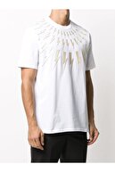 Neil Barrett Erkek Beyaz Storm White Regular Fit T-shirt