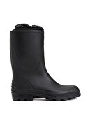 چکمه های بارانی مردانه مشکی-thumb