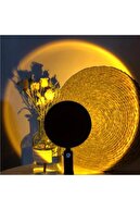 MiniHome Gün Batımı Projeksiyon Masa Lambası Romantik Fotoğraf Çekimi Aydınlatma Standlı Usb Led Işık