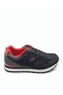 Nstep Tupelo Unisex Siyah Kırmızı Günlük Yürüyüş Spor Ayakkabı