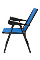 صندلی های پیک نیک لوکس Silva 4 صندلی پیک نیک با فنجان آبی-thumb