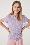 Penti Kız Çocuk Pembe Desenli  Pijama Takımı